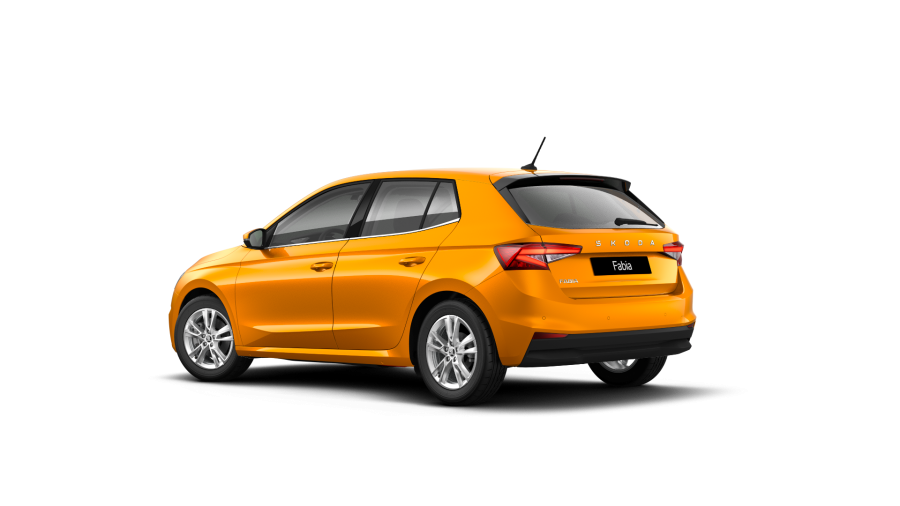 Škoda Fabia, 1,0 TSI 85 kW 7-stup. automat., barva oranžová