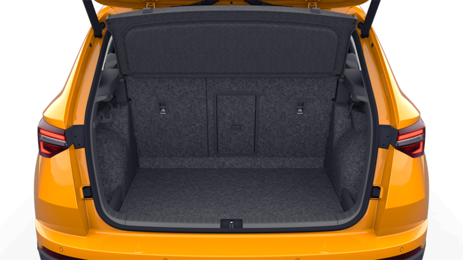 Škoda Karoq, 1,5 TSI 110 kW 6-stup. mech., barva oranžová
