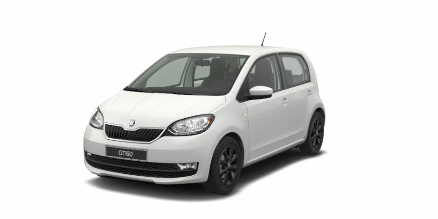 Škoda Citigo, 1,0 MPI 44 kW 5-stup. mech., barva bílá