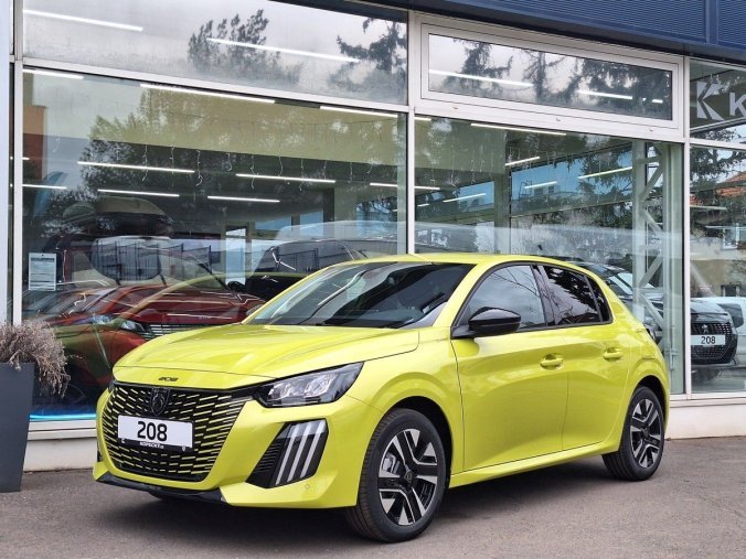Peugeot 208, Peugeot 208 ALLURE Hybrid 110 e-DCS6, barva žlutá