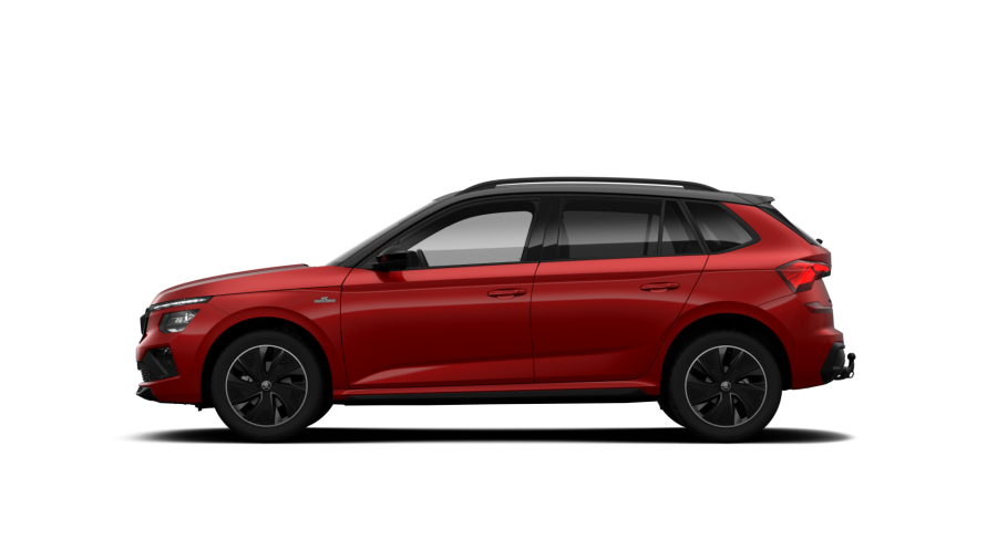 Škoda Kamiq, 1,5 TSI 110 kW 7-stup. automat., barva červená