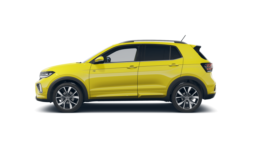 Volkswagen T-Cross, T-Cross R-Line 1.5 TSI 110 kW 7DSG, barva žlutá