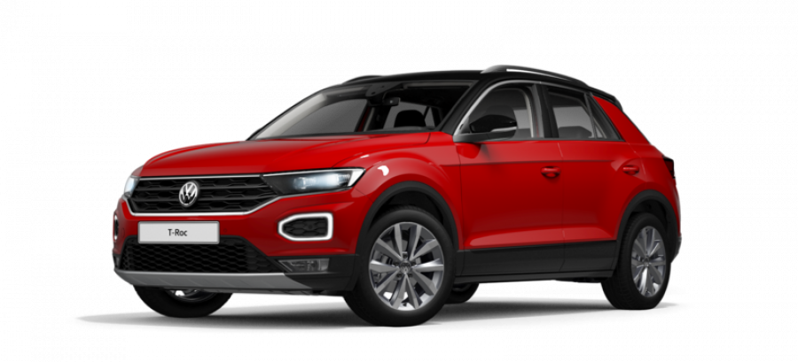 Volkswagen T-Roc, Maraton Edition 1,5 TSI ACT 6G, barva červená