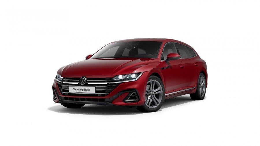 Volkswagen Arteon Shooting Brake, Arteon SB R-Line 2,0 TDI 7DSG 4MOT, barva červená