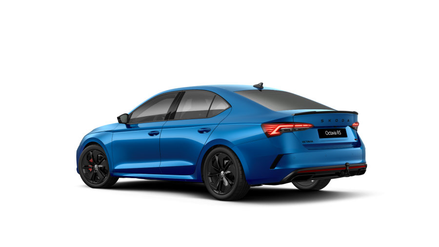 Škoda Octavia, 2,0 TSI 195 kW 7° automatická DSG, barva modrá