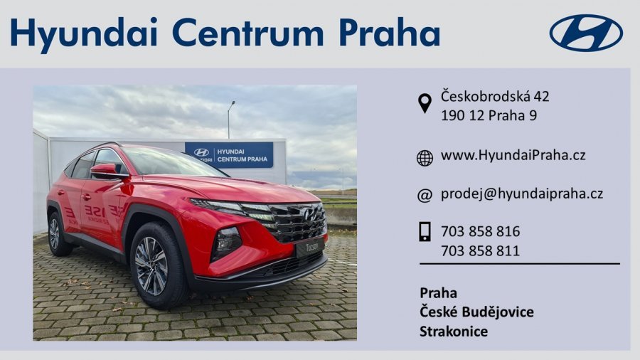 Hyundai Tucson, 1,6 T-GDi 110 kW (95 NAT) 6 st. man 4×4, barva červená