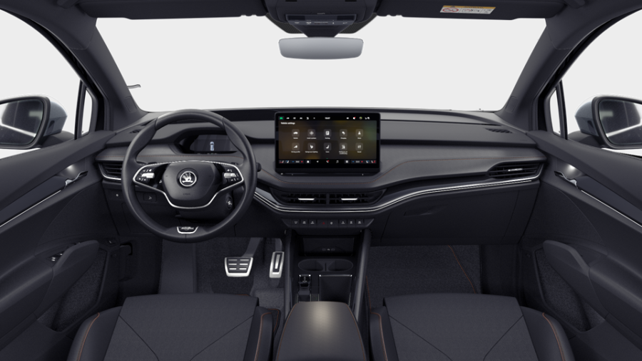 Škoda Enyaq iV, 82 kWh 210,00 kW 1-stup. automat. 4x4, barva černá