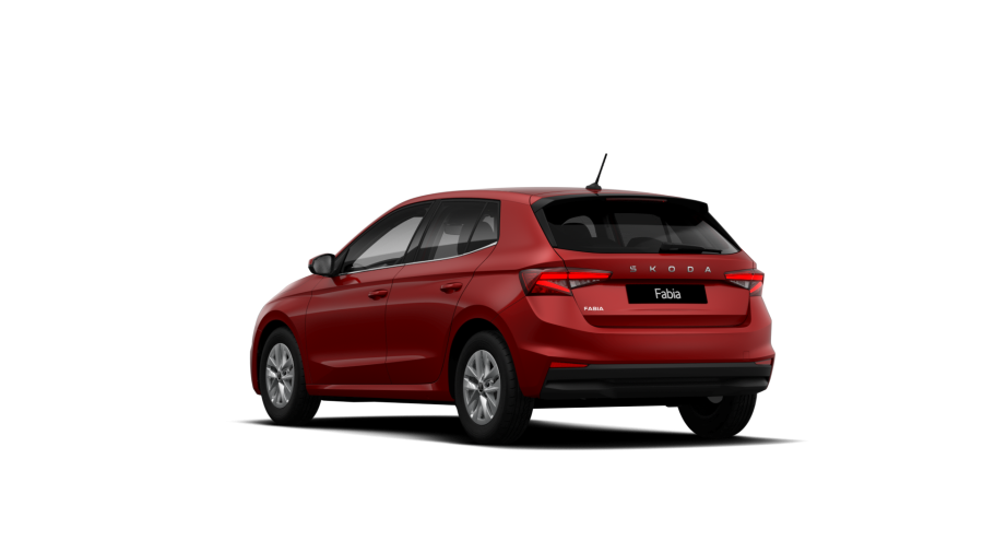 Škoda Fabia, 1,0 TSI 85 kW 6-stup. mech., barva červená