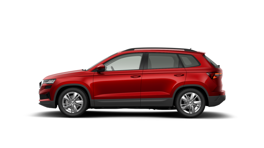 Škoda Karoq, 1,5 TSI 110 kW 7° automatická DSG, barva červená
