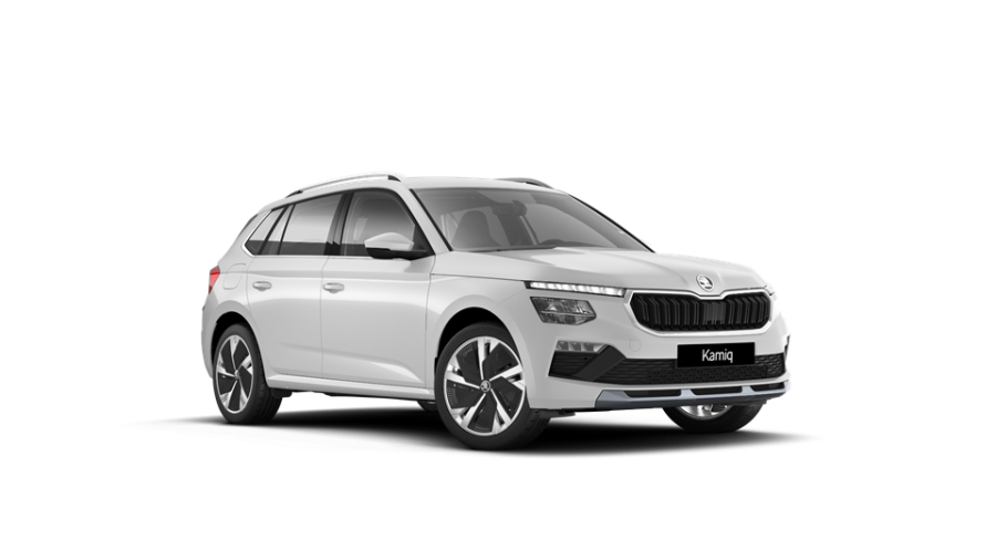 Škoda Kamiq, 1,0 TSI 85 KW 7-stup. automat., barva bílá