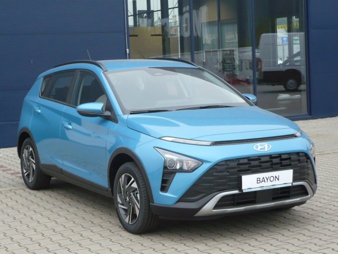 Hyundai Bayon, 1,2i DOHC 62 kW (95 NAT) 5 st. man, barva modrá