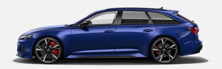 Audi A6, RS6 Avant TFSI 441 kW quattro, barva modrá