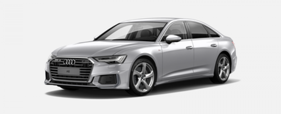 Audi A6, Sport 50 TDI quattro, barva stříbrná