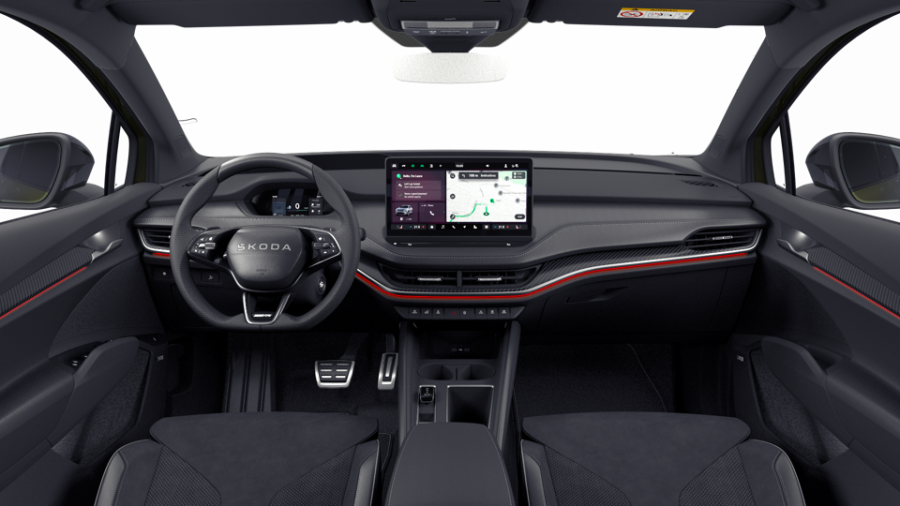 Škoda Enyaq iV, 82 kWh 1-stup. automat. 4x4, barva zelená