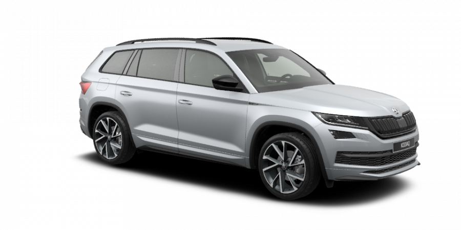 Škoda Kodiaq, 2,0 TDI 140 kW 7-stup. automat. 4x4, barva stříbrná