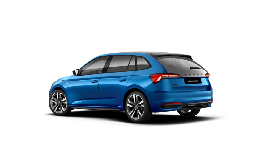 Škoda Scala, 1,0 TSI 85 kW 7-stup. automat., barva modrá