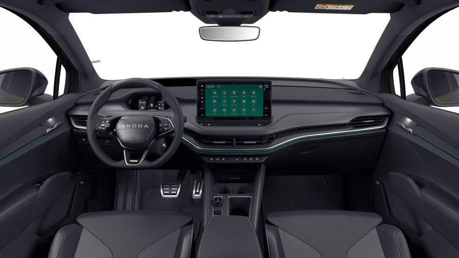 Škoda Enyaq iV, RS (82 kWh) 250 kW 1° automatická 4x4, barva zelená