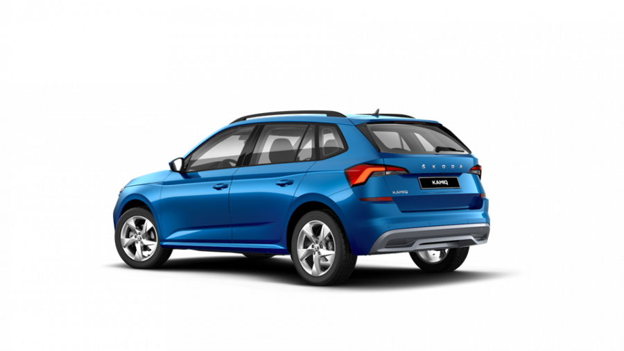Škoda Kamiq, 1,0 TSI 81 KW 6-stup. mech., barva modrá