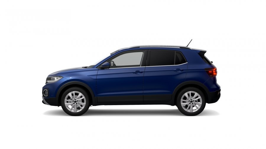 Volkswagen T-Cross, T-Cross Style 1,0 TSI 81 kW 6G, barva modrá