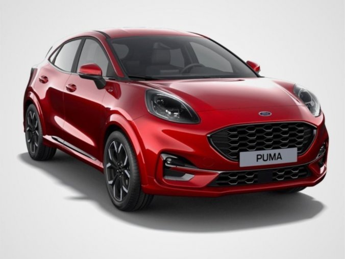 Ford Puma, SUV, ST-Line SUV 1,0 EcoBoost (mHEV) 92 kW / 125 k, barva červená