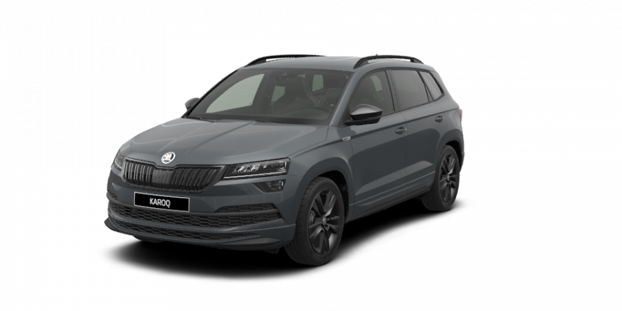 Škoda Karoq, 1,5 TSI 110 kW 6-stup. mech., barva šedá