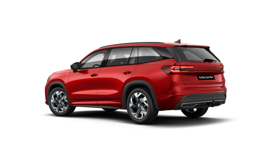 Škoda Kodiaq, 2,0 TDI 142 kW 7-stup. automat. 4x4, barva červená