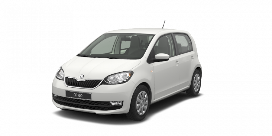 Škoda Citigo, 1,0 MPI 44 kW 5-stup. mech., barva bílá