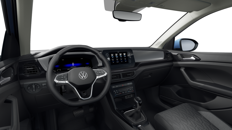 Volkswagen T-Cross, T-Cross People 1.0 TSI 85 kW 7DSG, barva modrá