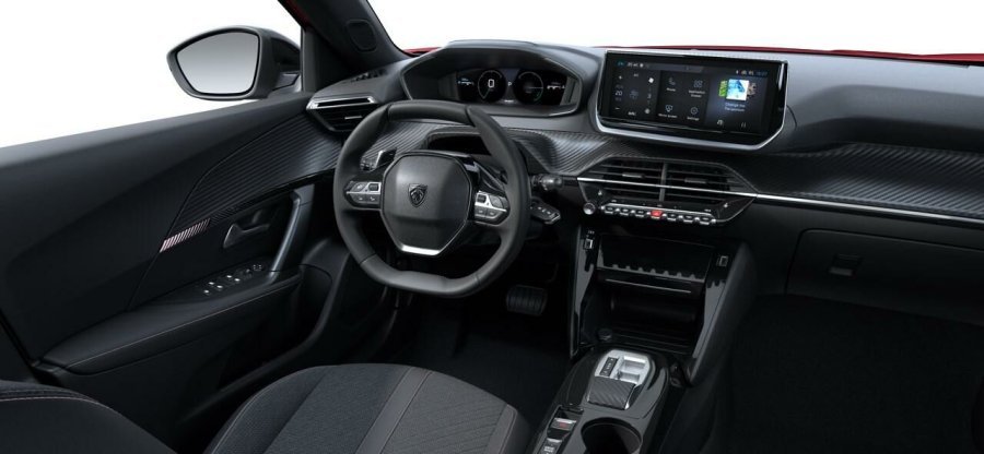 Peugeot 2008, Peugeot 2008 ALLURE Hybrid 136 e-DCS6, barva červená