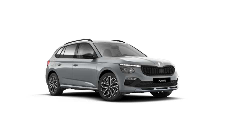 Škoda Kamiq, 1,0 TSI 85 kW 7° automatická DSG, barva stříbrná