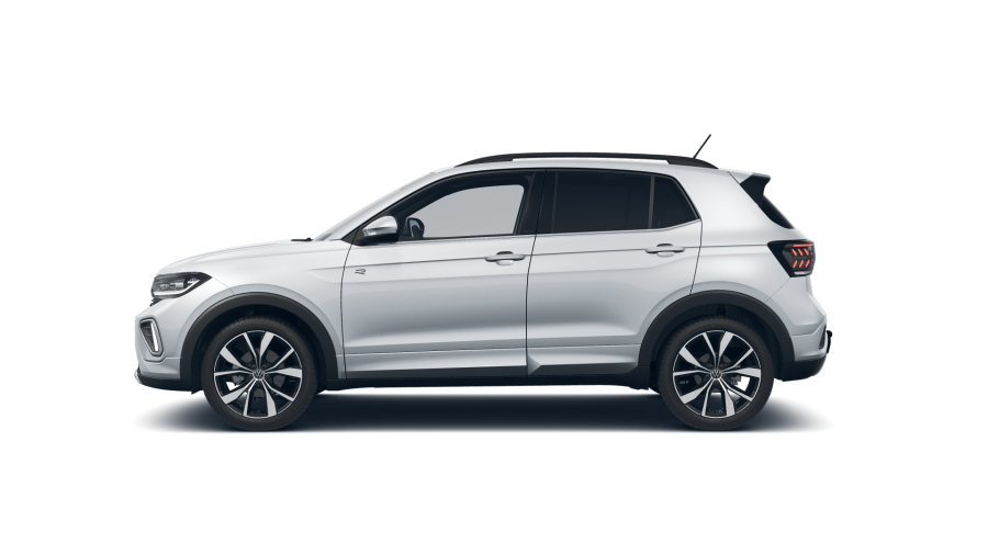 Volkswagen T-Cross, T-Cross R-Line People1.5 TSI 110 kW 7DSG, barva stříbrná
