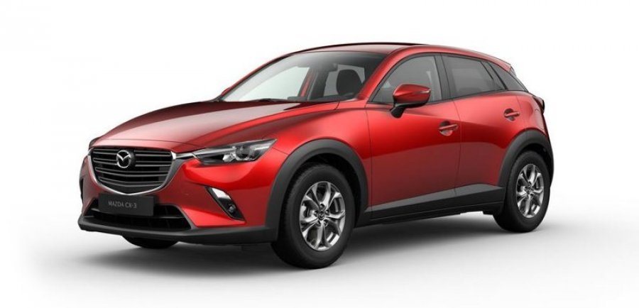 Mazda CX-3, 2.0 Skyactiv G122 AT, barva červená