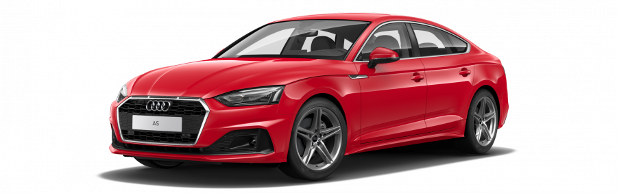 Audi A5, A5 Sportback 35 TFSI 110 kW, barva červená