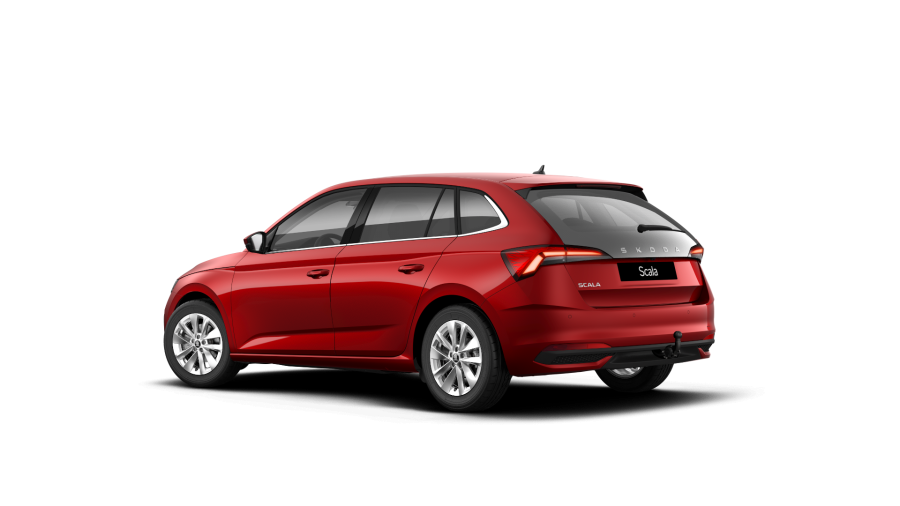Škoda Scala, 1,0 TSI 85 kW 7° automatická DSG, barva červená