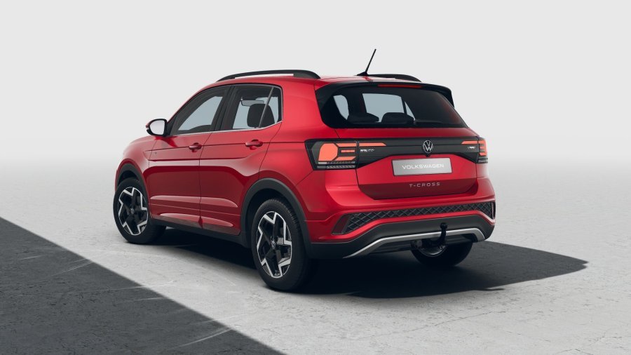 Volkswagen T-Cross, T-Cross R-Line People 1.0 TSI 85 kW 6G, barva červená