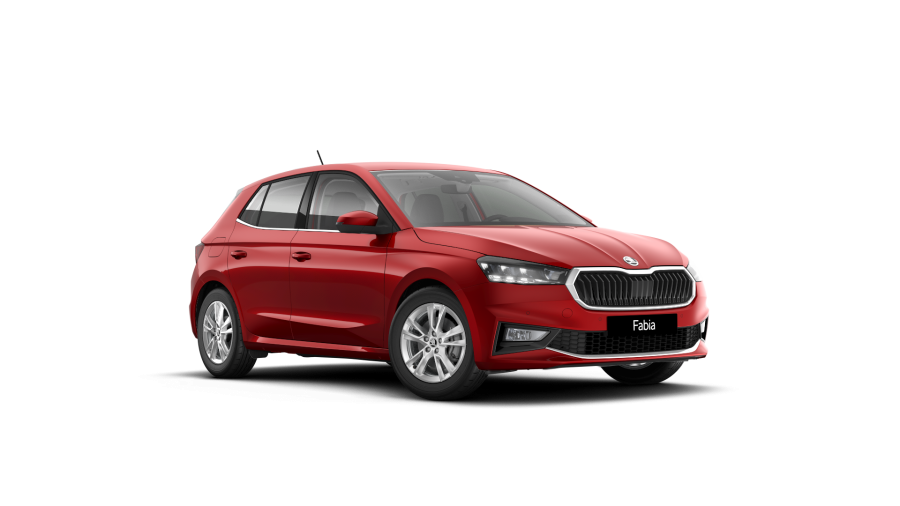 Škoda Fabia, 1,5 TSI 110 kW 7-stup. automat., barva červená