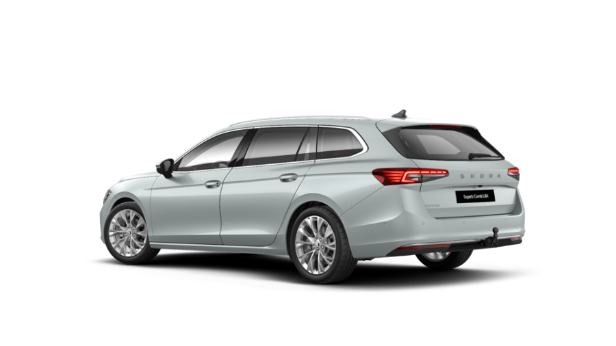 Škoda Superb, 2,0 TDI 110 kW 7-stup. automat., barva stříbrná