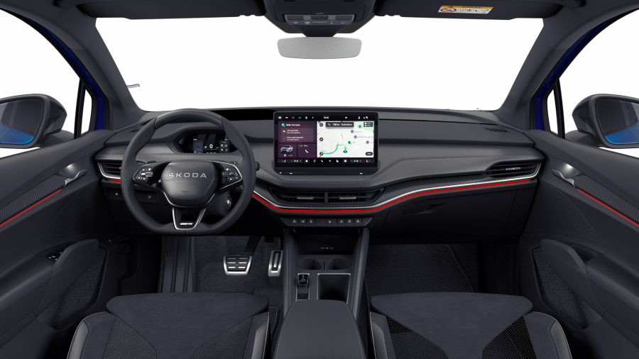 Škoda Enyaq iV, 82 kWh 1° automatická, barva modrá