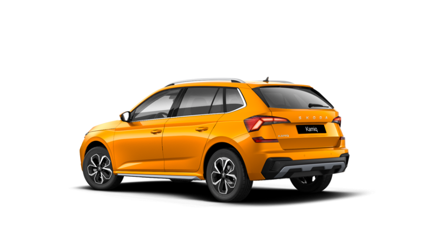 Škoda Kamiq, 1,0 TSI 85 kW 6-stup. mech., barva oranžová