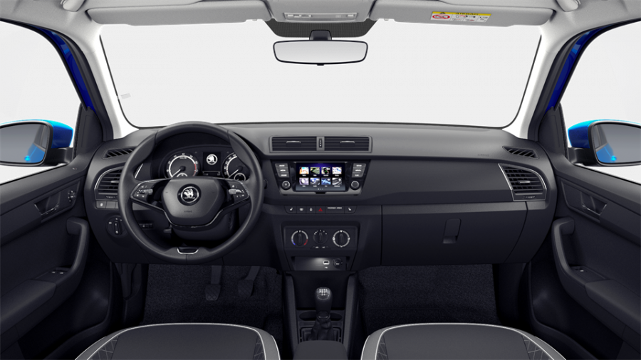 Škoda Fabia, 1,0 TSI 70 kW 5-stup. mech., barva modrá