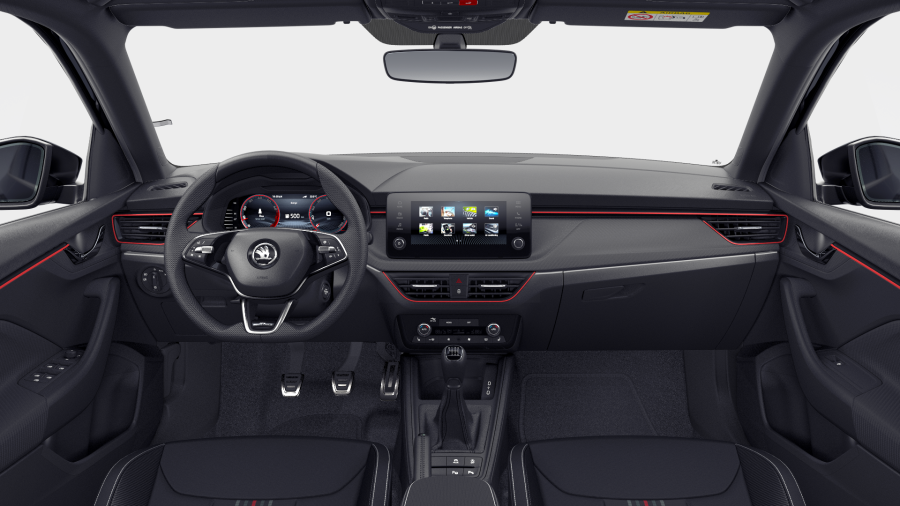 Škoda Scala, 1,0 TSI 85 kW 6-stup. mech., barva černá