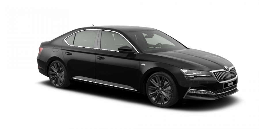 Škoda Superb, 2,0 TDI 147 kW 7-stup. automat., barva černá