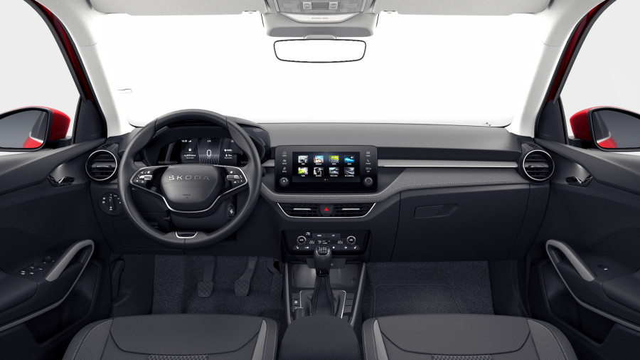Škoda Fabia, 1,0 TSI 85 kW 6° manuální, barva červená