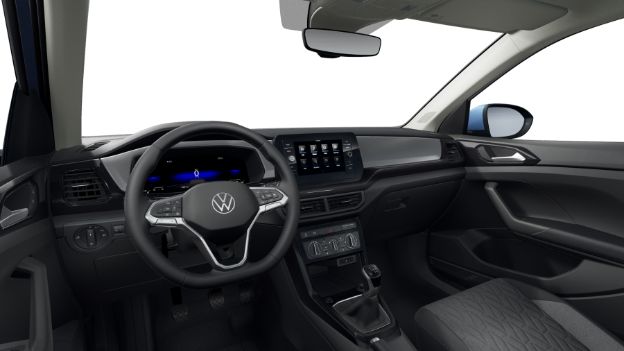 Volkswagen T-Cross, T-Cross People 1.0 TSI 70 kW 5G, barva modrá