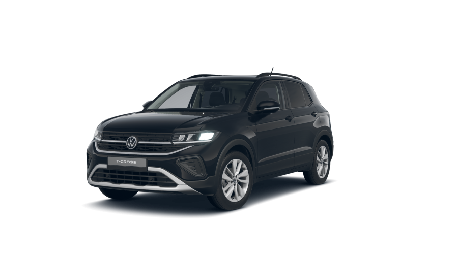 Volkswagen T-Cross, T-Cross People 1.0 TSI 85 kW 6G, barva černá