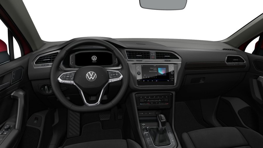 Volkswagen Tiguan Allspace, Allspace Life 2,0 TDI 110 kW 7DSG, barva červená