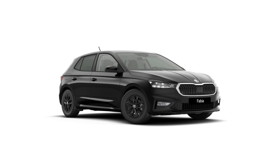 Škoda Fabia, 1,0 MPI 59 kW 5° manuální, barva černá