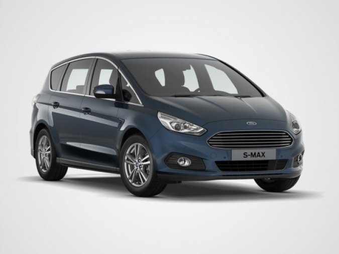 Ford S-MAX, 2.0 EcoBlue, barva modrá