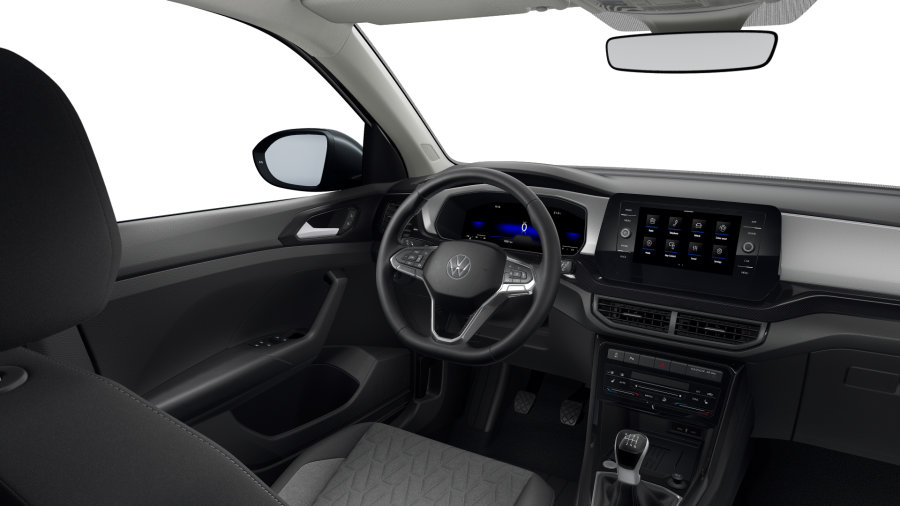 Volkswagen T-Cross, T-Cross People 1.0 TSI 85 kW 6G, barva černá
