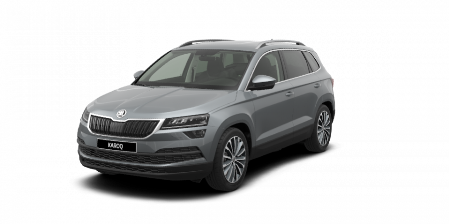 Škoda Karoq, 1,5 TSI 110 kW 7-stup. automat. 4x4, barva šedá